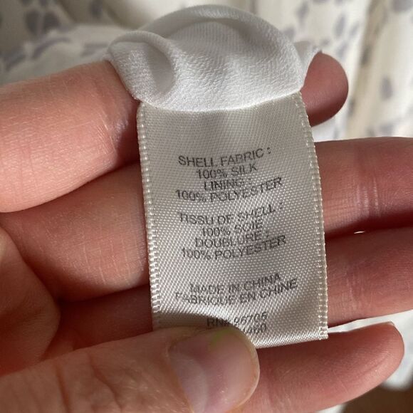 Rebecca Taylor Cream Silk Mini Dress - Picture 8 of 11